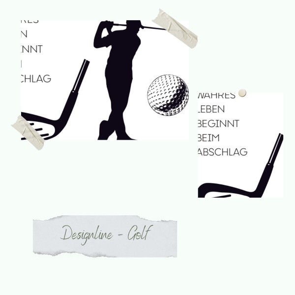 Stempelset - Designline - Golf