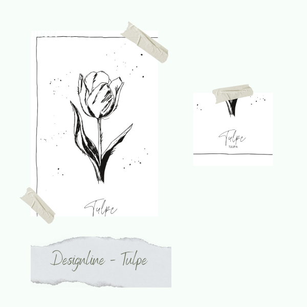 Stempelset - Designline - Tulpe