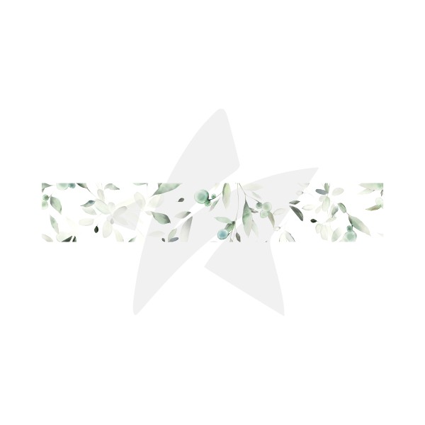 Washi Tape - Frühlingsblätter - 4 cm
