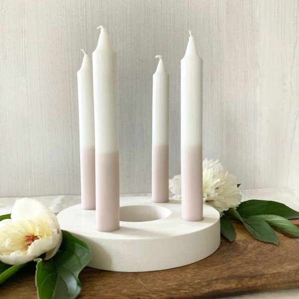 Gießform - Advents Kerzenring