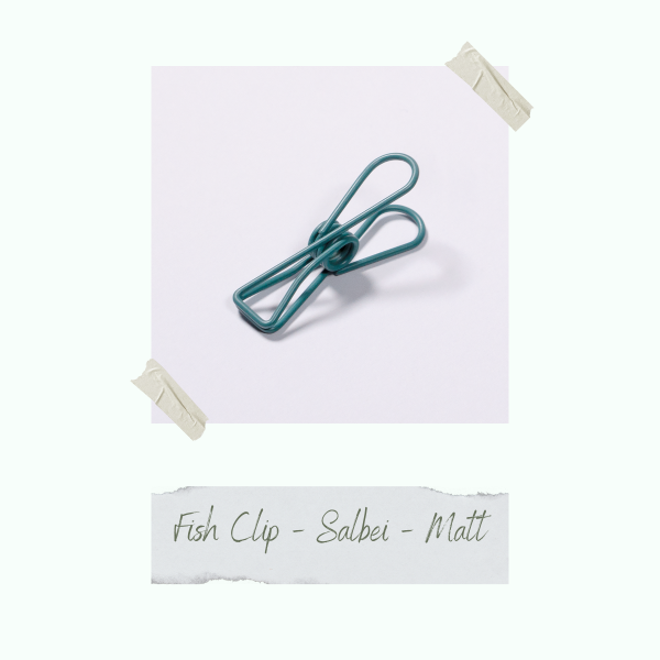 Fish Clip - Salbei - Matt
