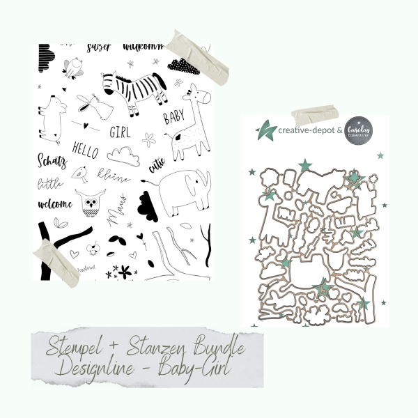 Bundle - Stempelset & Stanzen - Designline - Baby-Girl