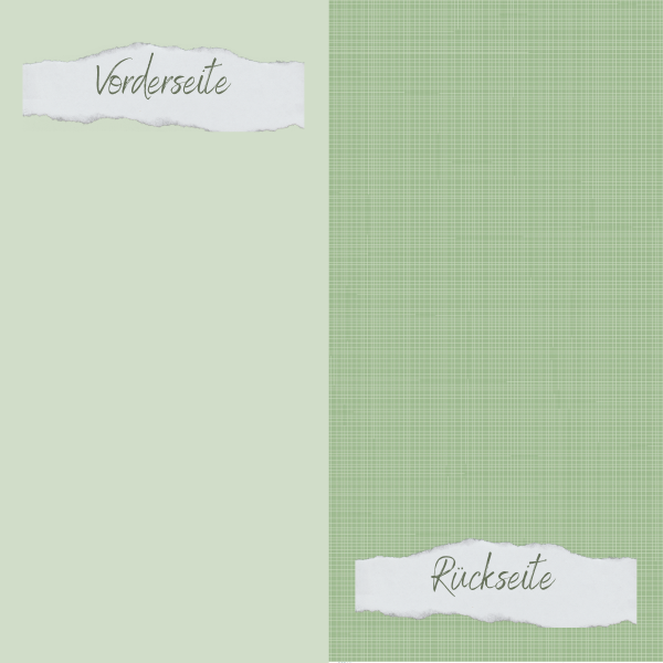 Designpapier - Designline - Basic - Eukalyptus - Beidseitig bedruckt