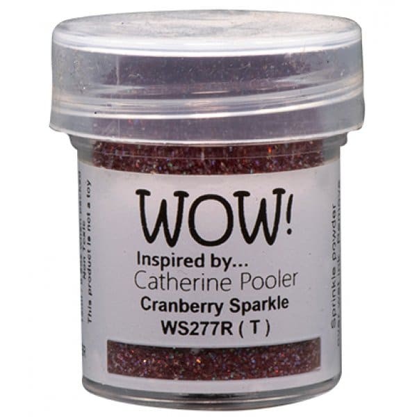 Wow Embossing Cranberry Sparkle