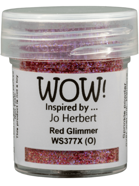Embossing Pulver - Glitter - Red Glimmer