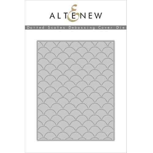 altenew dotted scales debossing cover die