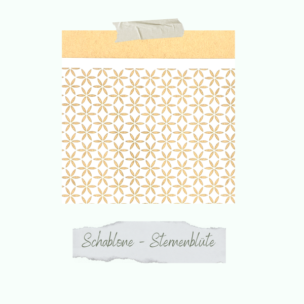 Schablone - Designline - Sternenblüte