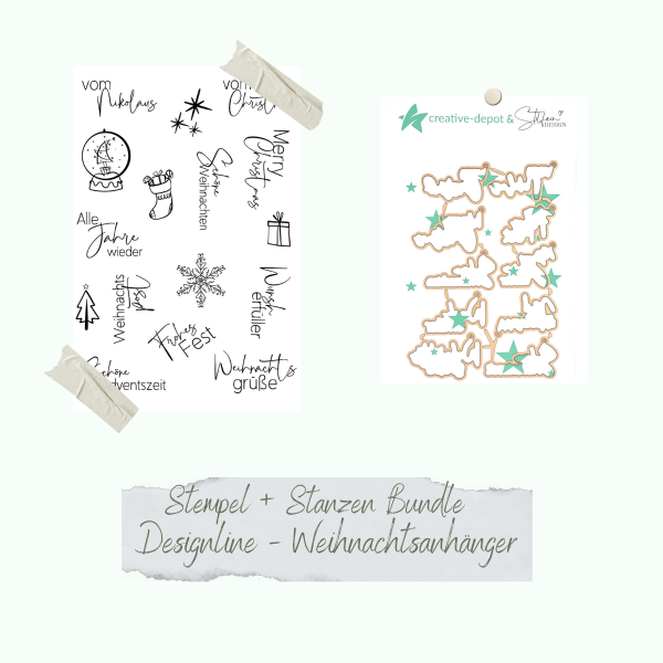 Bundle - Stempelset & Stanzen - Designline - Weihnachtsanhänger
