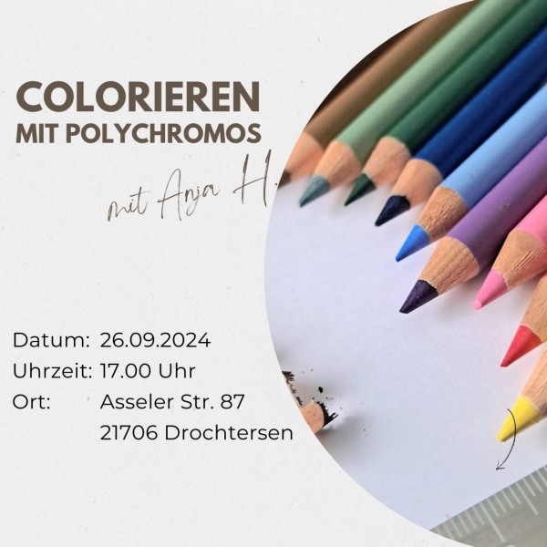 Workshop Colorieren mit Polychromos 26.09.2024 um 17.00Uhr