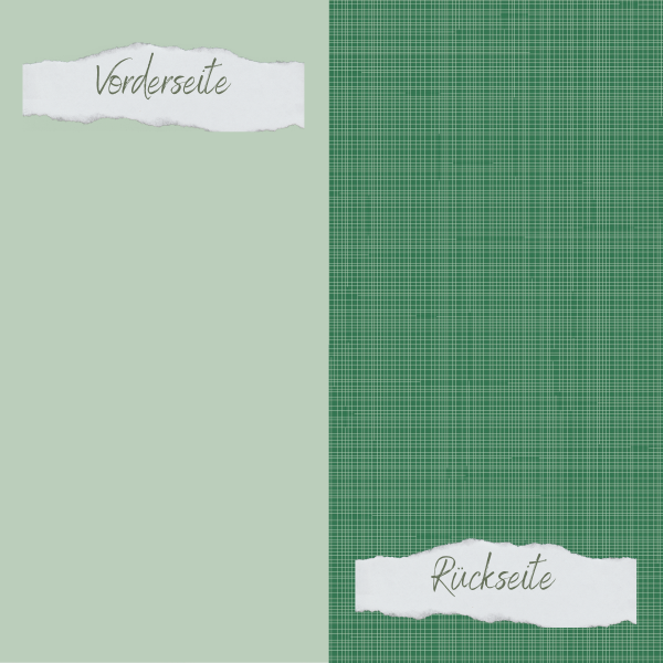 Designpapier - Designline - Basic - Tannengrün - Beidseitig bedruckt