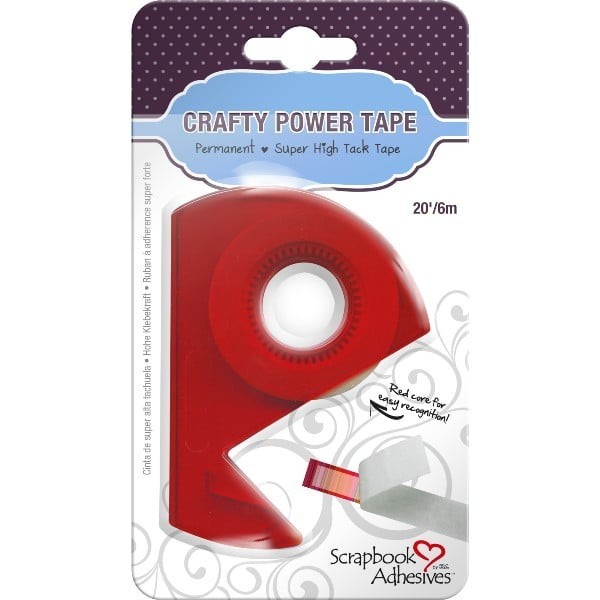 Scrapbook Adhesives - Crafty Power Tape - Klebefilmabroller