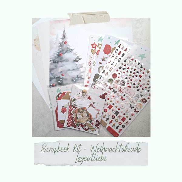 Scrapbook Kit - Weihnachtsfreude - Layoutliebe