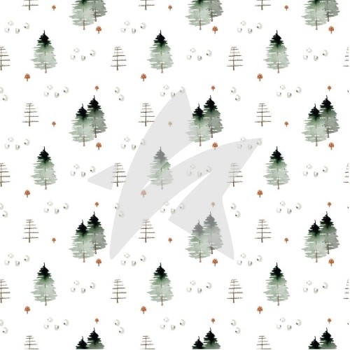 Kindliche Weihnachtsmuster - Wald