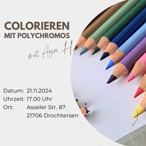 Workshop Colorieren mit Polychromos 21.11.2024 um 17.00Uhr