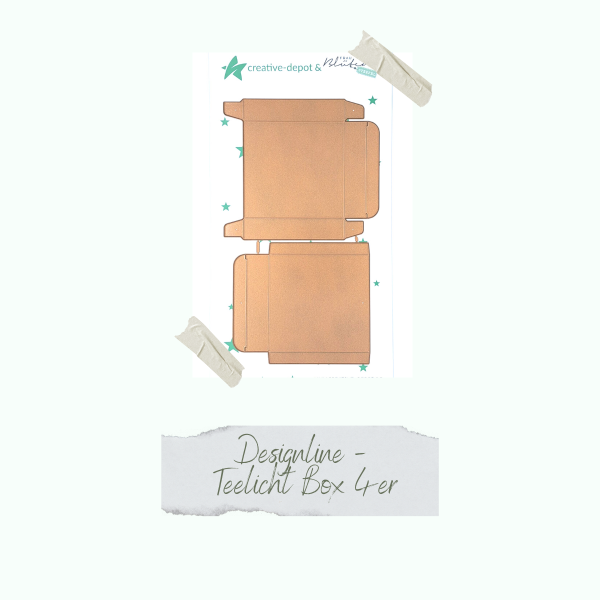 Die - Designline - Teelicht Box 4er | Boxen/Schachteln | Stanzen | creative -depot