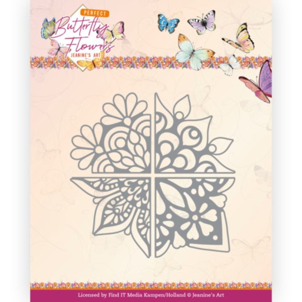 Jeanine´s Art - Perfect Butterfly Flowers - 4 in 1 Corner