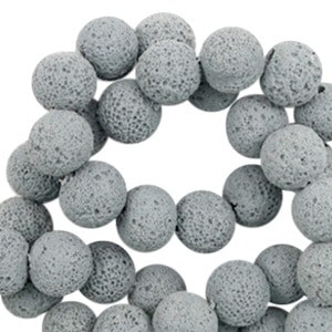 Lava Perle Grau 10mm