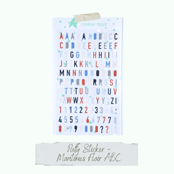 Puffy Sticker - Maritimes Flair ABC