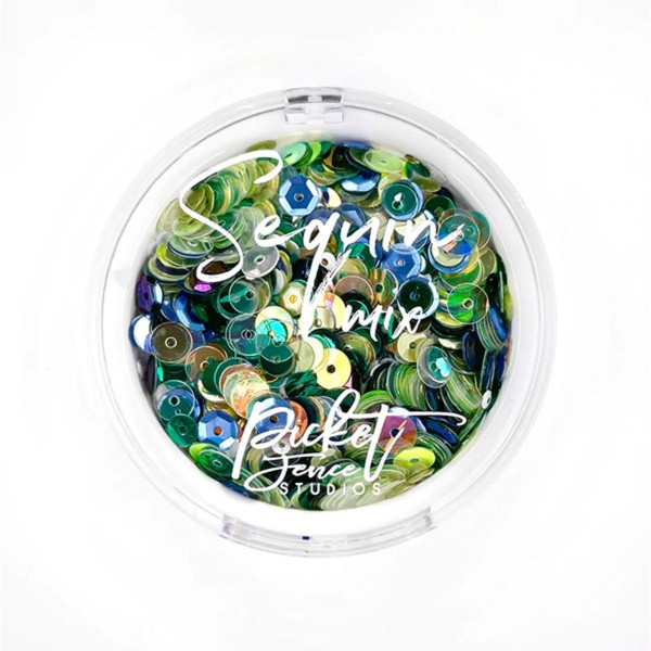Picket Fence Studio - Pailletten Mix - Green Seas