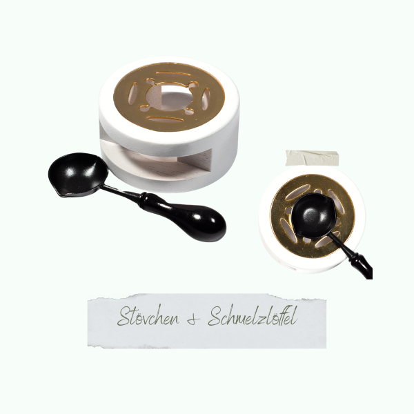 Stövchen & Schmelzlöffel - Siegelliebe