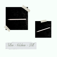 Teflon - Falzbein - Stift
