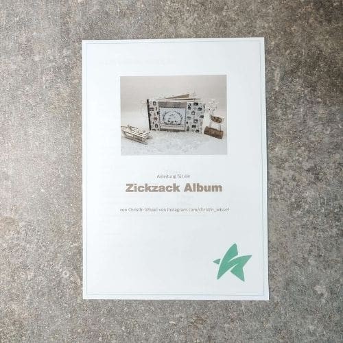 anleitung zick zack album