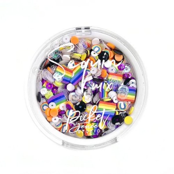 Picket Fence Studio - Pailletten Mix Plus - Day of Rainbows