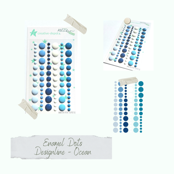 Enamel Dots - Designline - Ocean