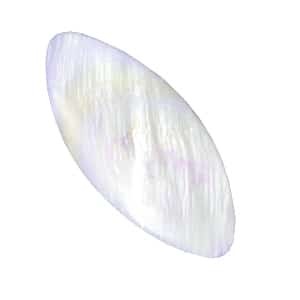 Muschel Perle Ovale Lavender Ice