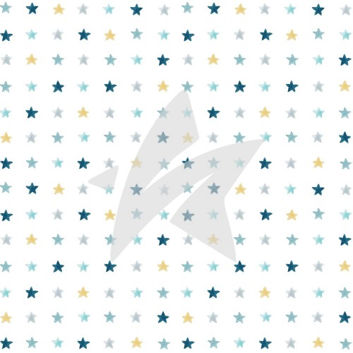 Designpapier - Blaue Sternenfreude