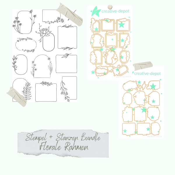 Bundle - Stempelset & Stanzen - Florale Rahmen