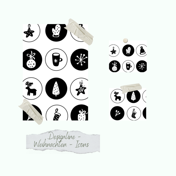 Stempelset - Designline - Weihnachten - Icons