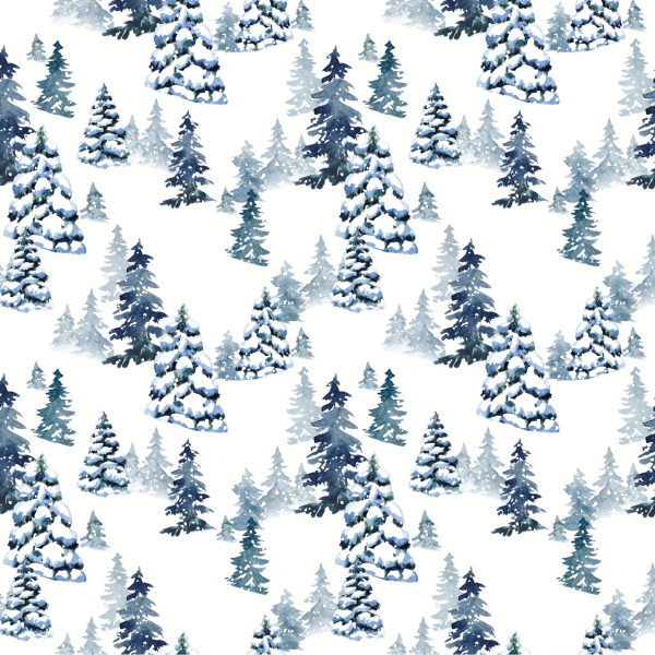 Designpapier - Winterwunderwald
