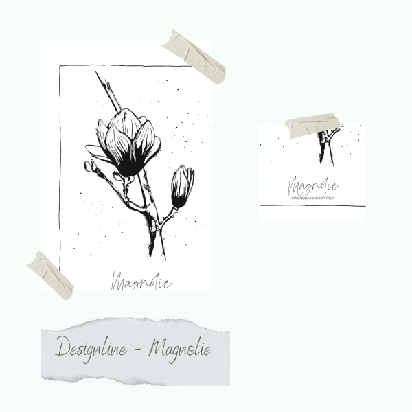 Stempelset - Designline - Magnolie