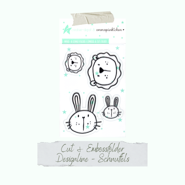Cut & Emboss Folder - Designline - Schnuffels - 11 x 15,5 cm
