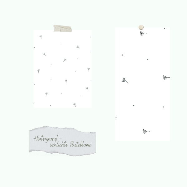 Stempelset - Designline - Hintergrund - schlichte Pusteblumen