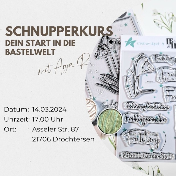 Workshop Schnupperkurs - 14.03.2024 um 17.00Uhr