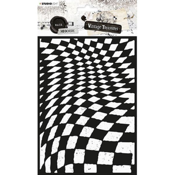 Studio Light - Schablone - Checkered