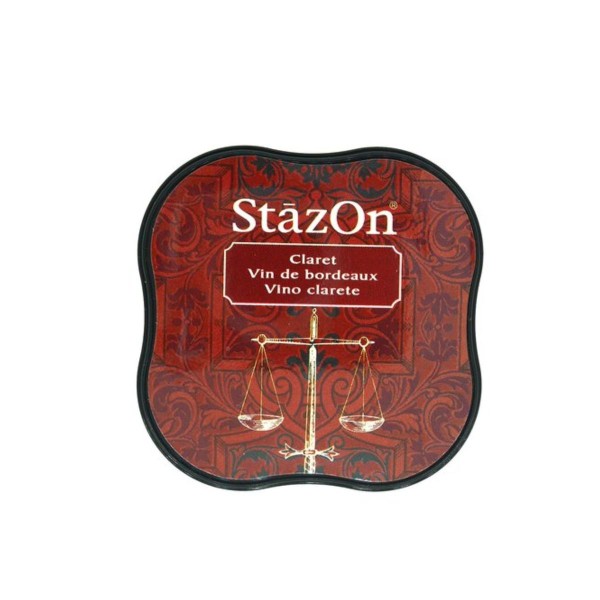 StazOn Midi Stempelkissen - Claret